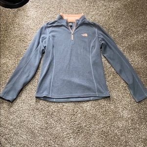 The North Face 1/4 zip fleece pullover